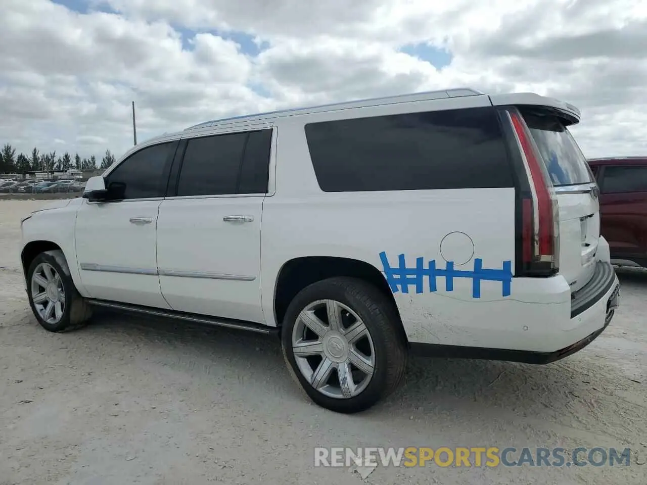 2 Photograph of a damaged car 1GYS3JKJXKR383143 CADILLAC ESCALADE 2019