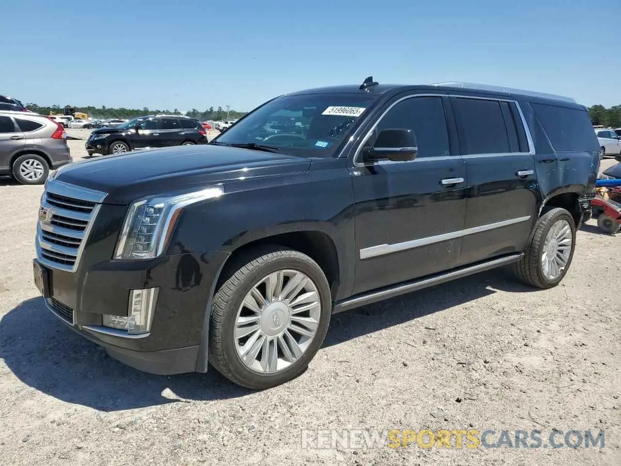 1 Photograph of a damaged car 1GYS3KKJ6KR139107 CADILLAC ESCALADE 2019