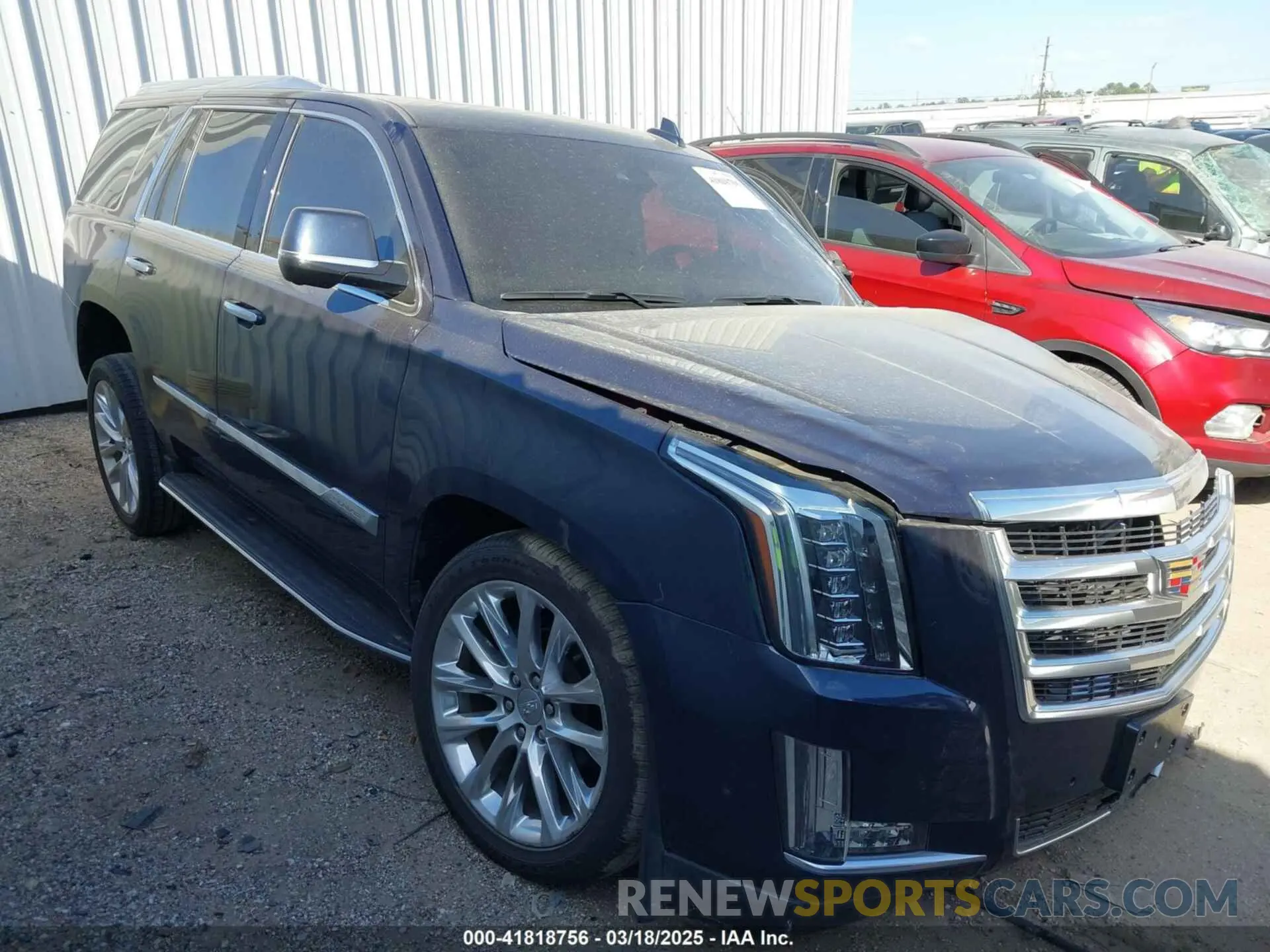 1 Photograph of a damaged car 1GYS4BKJ4KR291044 CADILLAC ESCALADE 2019