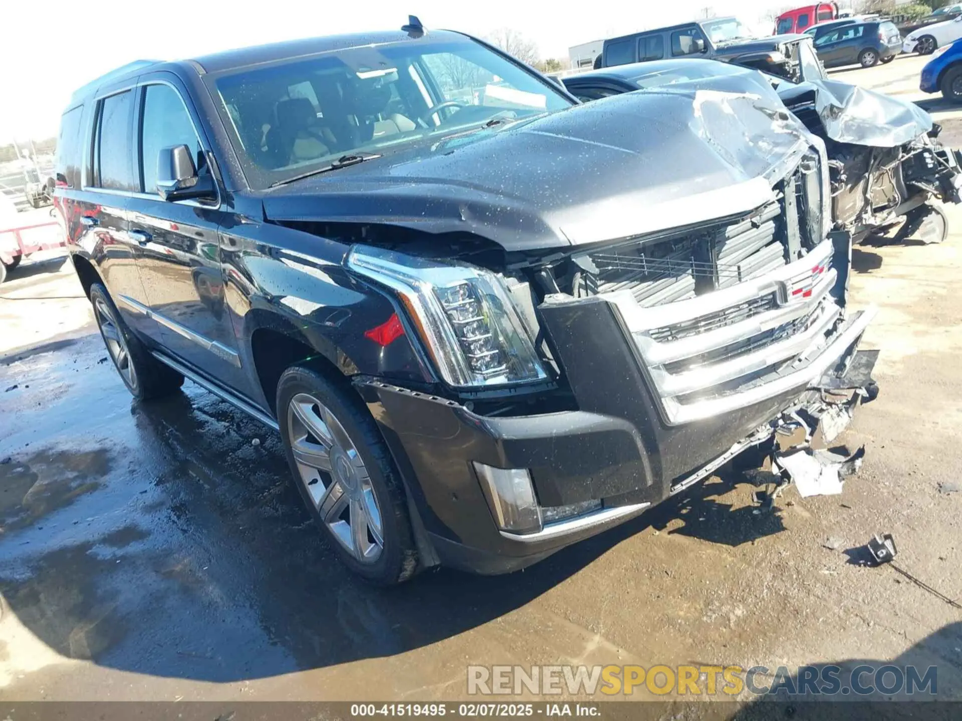 1 Photograph of a damaged car 1GYS4CKJ1KR407662 CADILLAC ESCALADE 2019