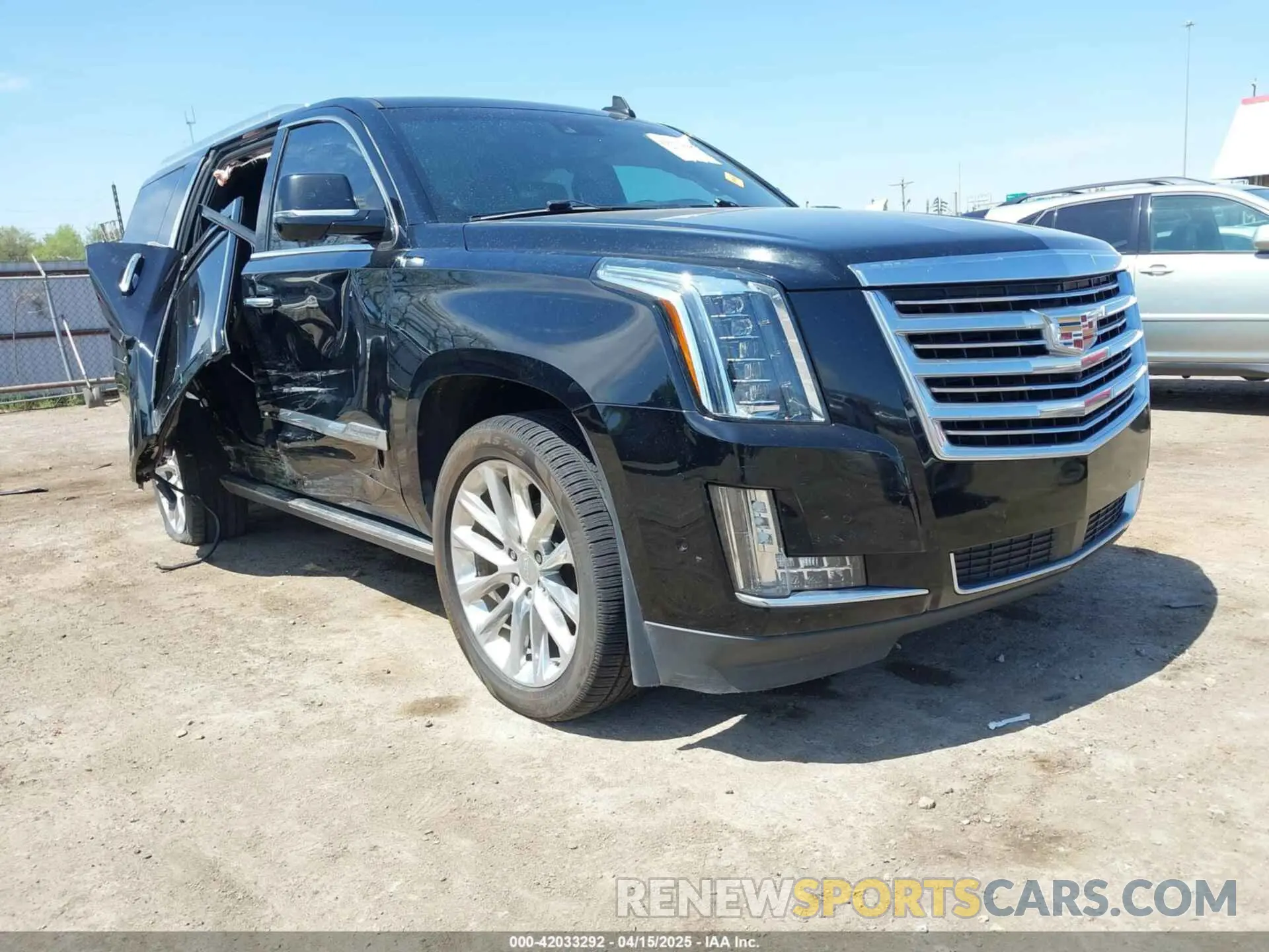 1 Photograph of a damaged car 1GYS4DKJ5KR307487 CADILLAC ESCALADE 2019