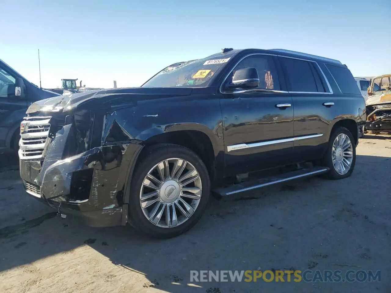 1 Photograph of a damaged car 1GYS4DKJ6KR155879 CADILLAC ESCALADE 2019