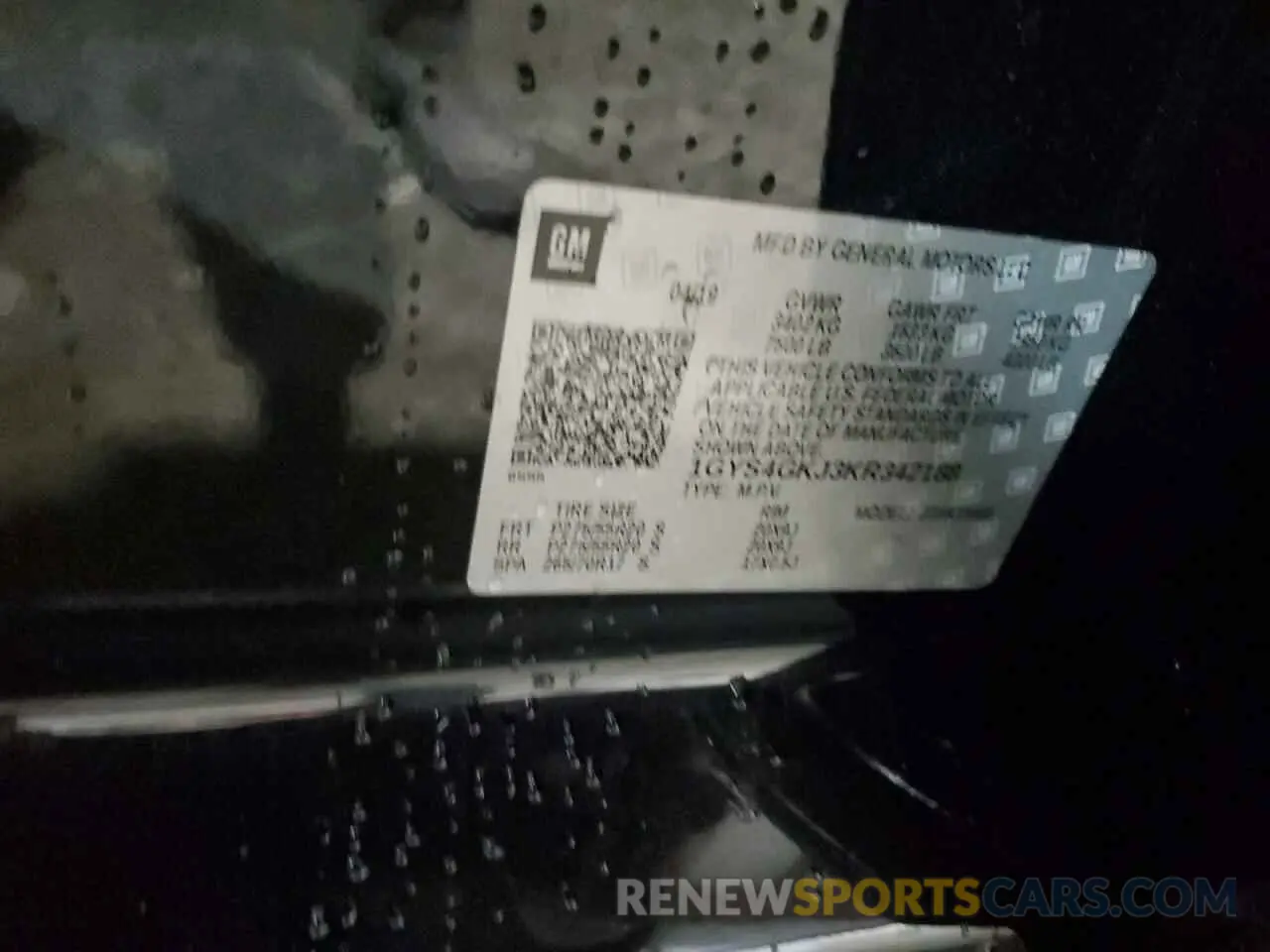 13 Photograph of a damaged car 1GYS4GKJ3KR342188 CADILLAC ESCALADE 2019
