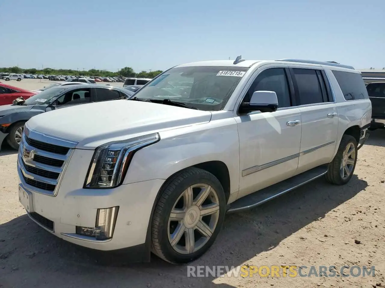1 Photograph of a damaged car 1GYS4HKJ0KR329842 CADILLAC ESCALADE 2019