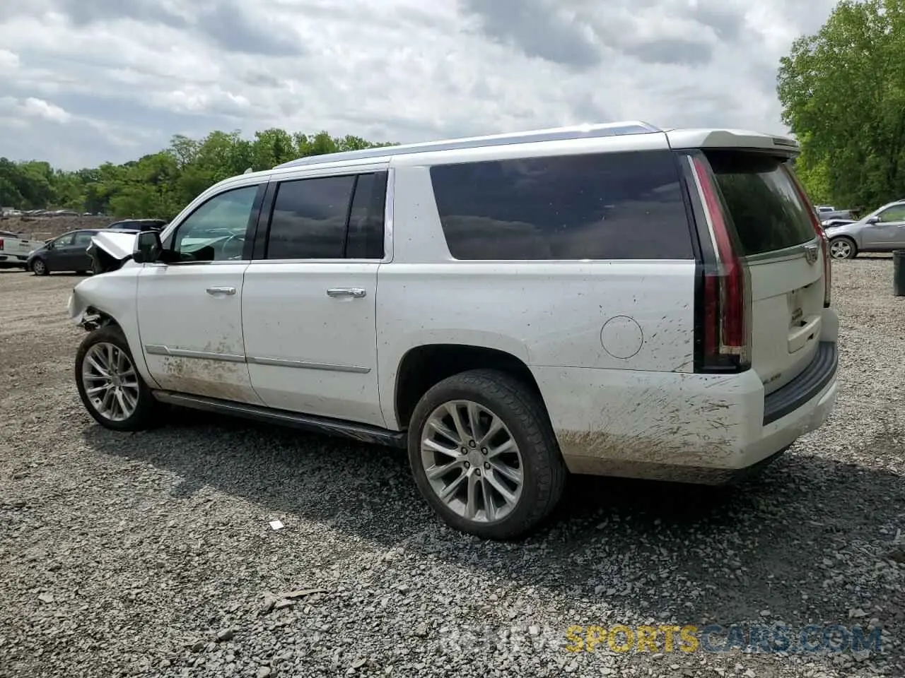 2 Photograph of a damaged car 1GYS4JKJXKR268636 CADILLAC ESCALADE 2019