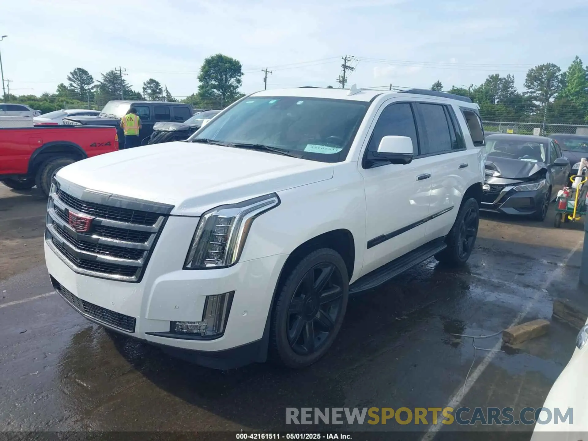 2 Photograph of a damaged car 1GYS3BKJ3LR144735 CADILLAC ESCALADE 2020