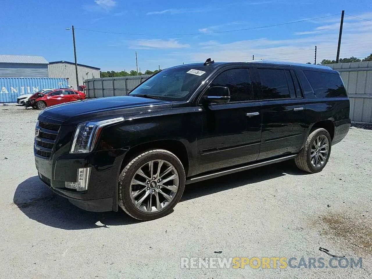 1 Photograph of a damaged car 1GYS3JKJ4LR223616 CADILLAC ESCALADE 2020