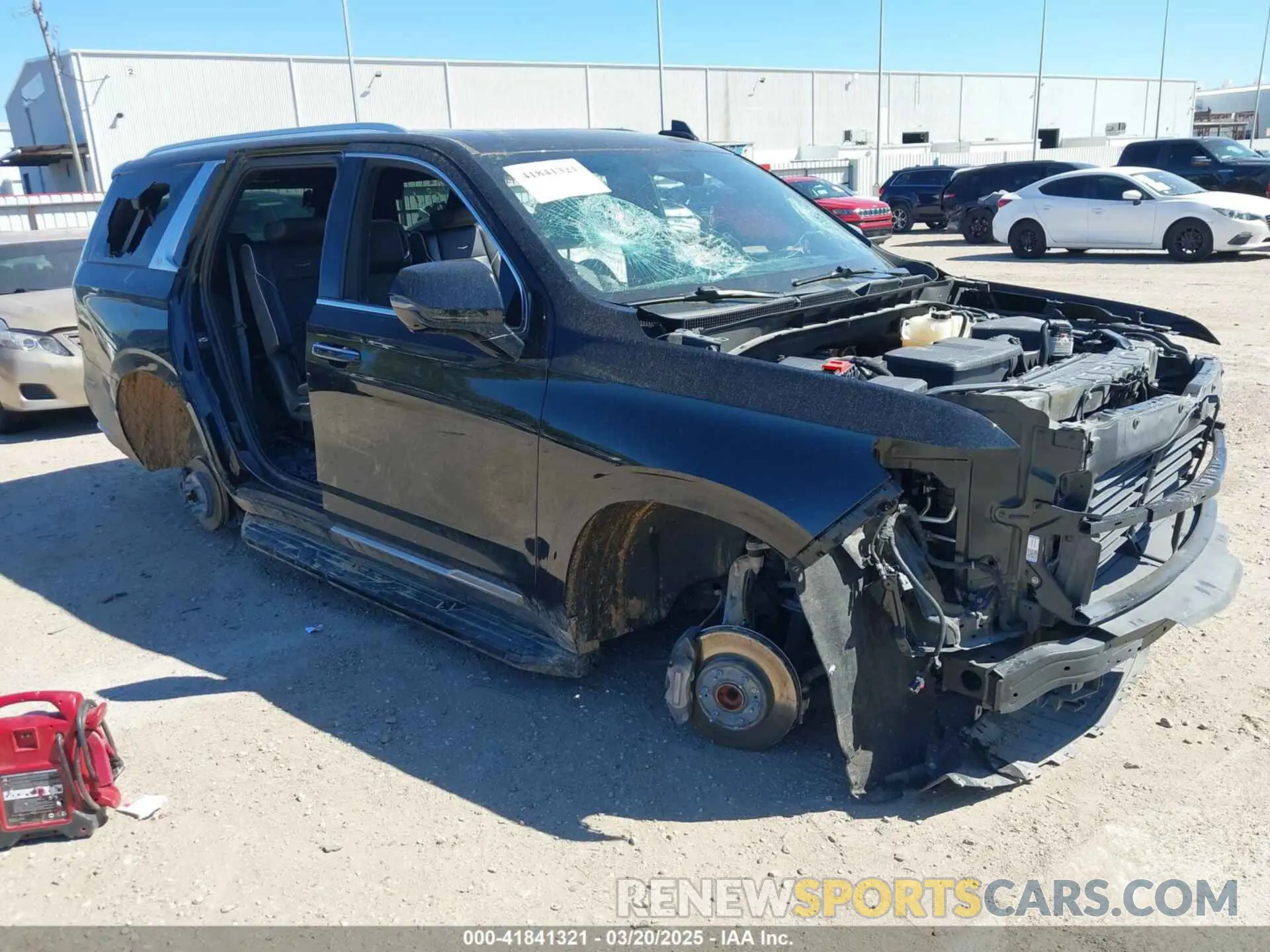 1 Photograph of a damaged car 1GYS3BKL2MR462218 CADILLAC ESCALADE 2021