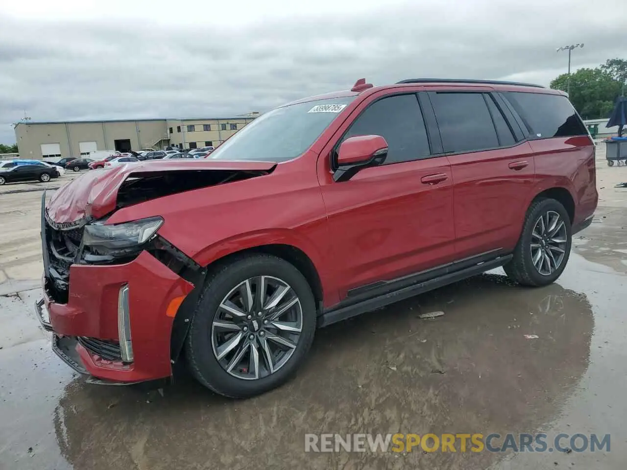1 Photograph of a damaged car 1GYS3FKL9MR226155 CADILLAC ESCALADE 2021
