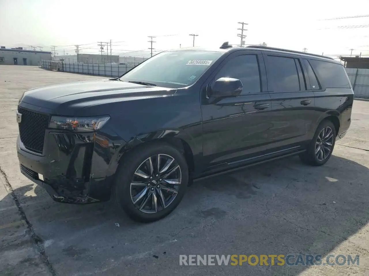 1 Photograph of a damaged car 1GYS3PKL2MR365209 CADILLAC ESCALADE 2021