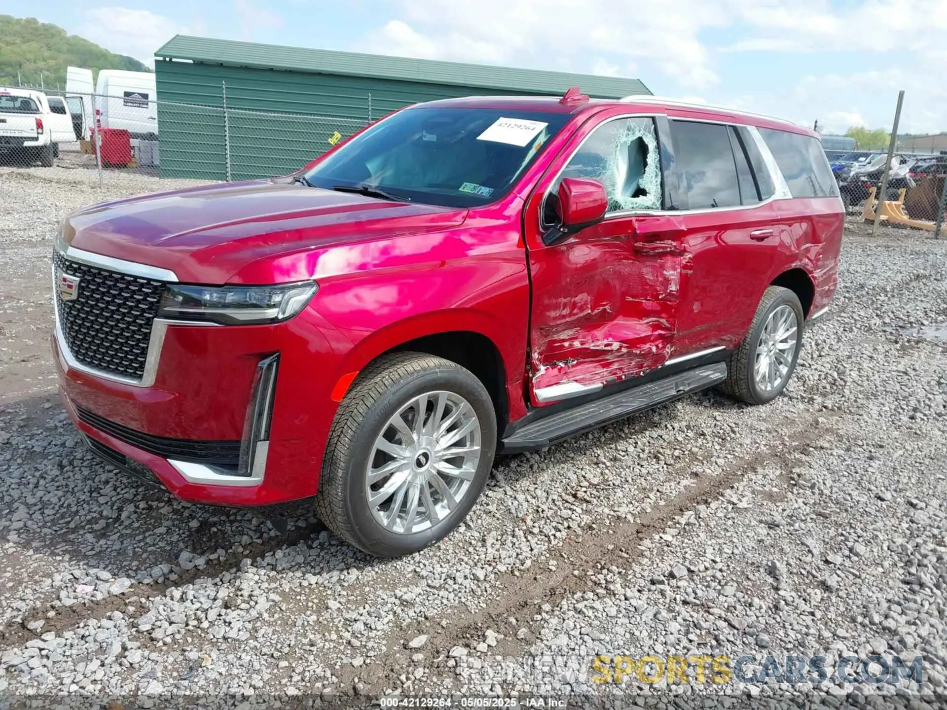 2 Photograph of a damaged car 1GYS4BKL6MR453583 CADILLAC ESCALADE 2021