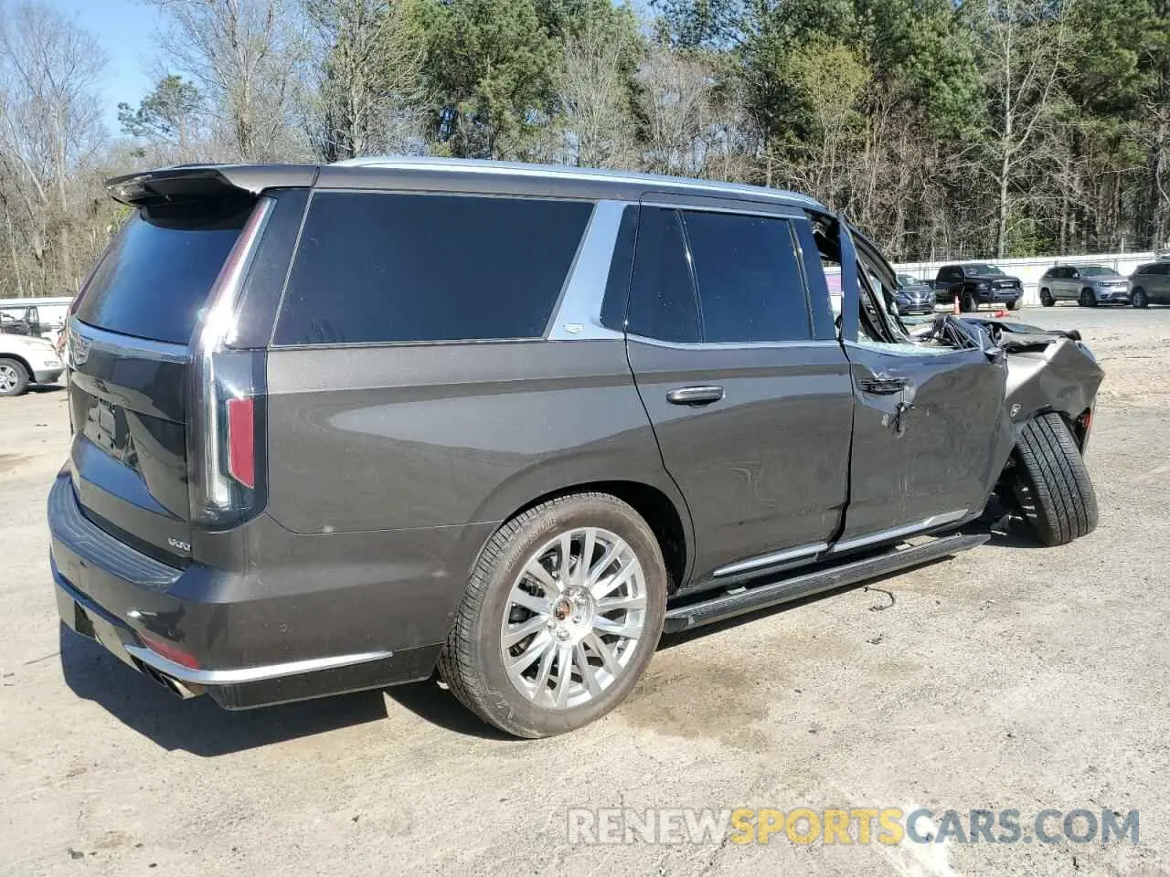 3 Photograph of a damaged car 1GYS4CKL6MR249968 CADILLAC ESCALADE 2021
