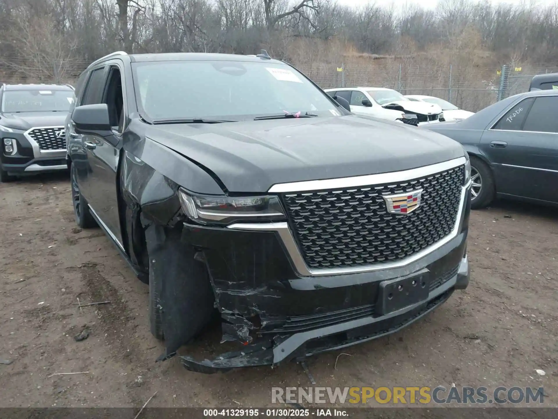 1 Photograph of a damaged car 1GYS4CKL8MR242598 CADILLAC ESCALADE 2021