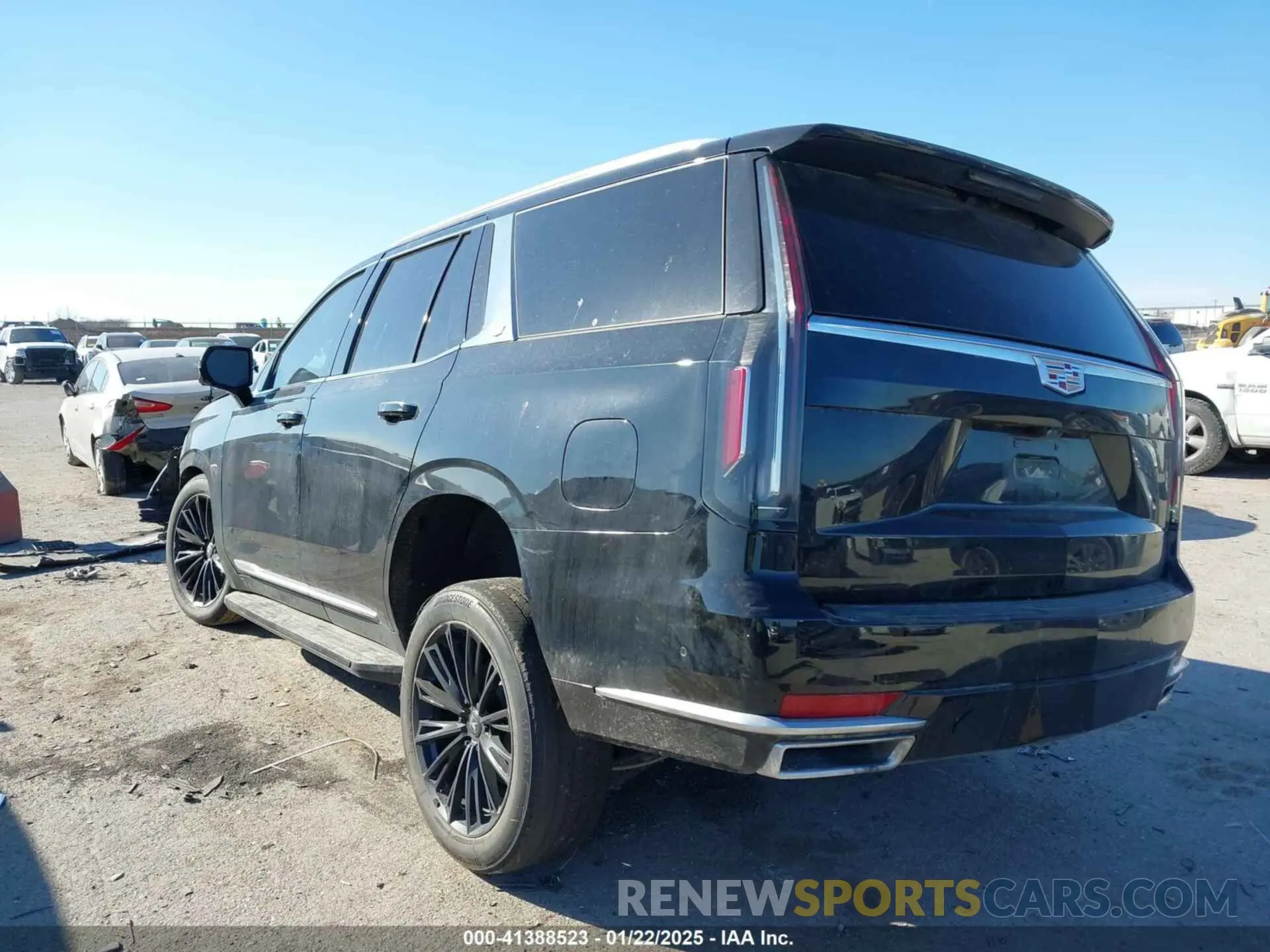 3 Photograph of a damaged car 1GYS4DKL6MR477152 CADILLAC ESCALADE 2021