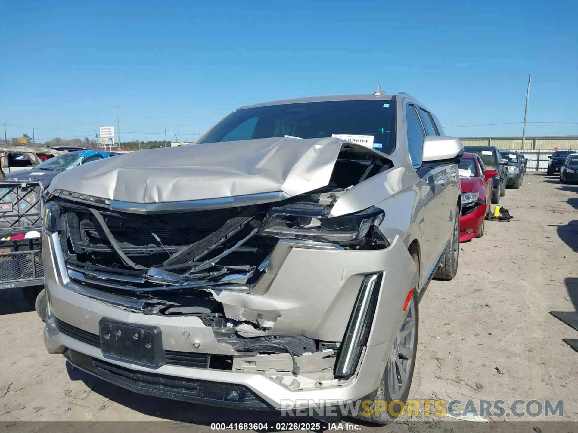 2 Photograph of a damaged car 1GYS4DKL7MR370983 CADILLAC ESCALADE 2021