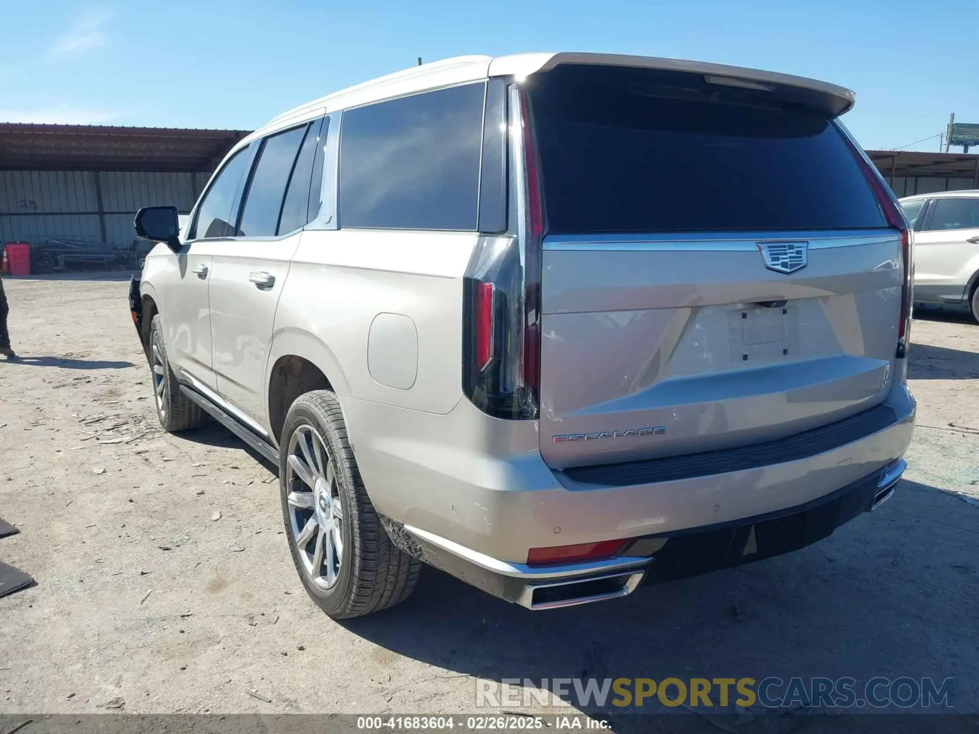 3 Photograph of a damaged car 1GYS4DKL7MR370983 CADILLAC ESCALADE 2021