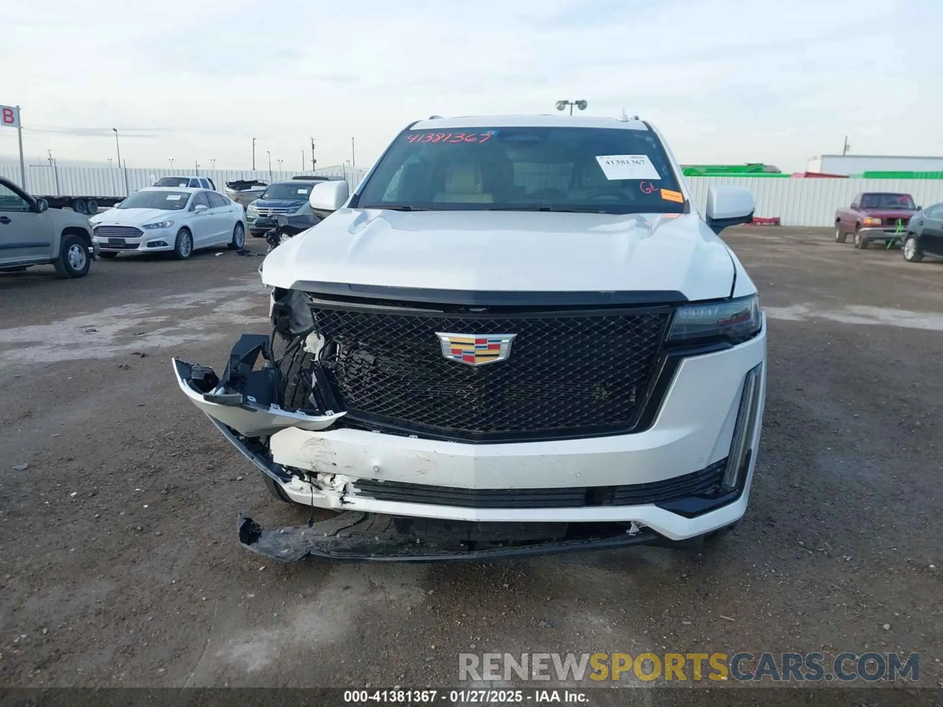 13 Photograph of a damaged car 1GYS4EKLXMR278997 CADILLAC ESCALADE 2021