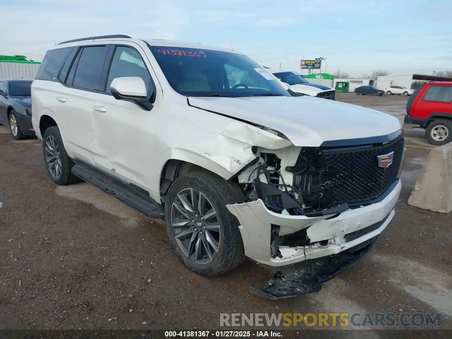 18 Photograph of a damaged car 1GYS4EKLXMR278997 CADILLAC ESCALADE 2021