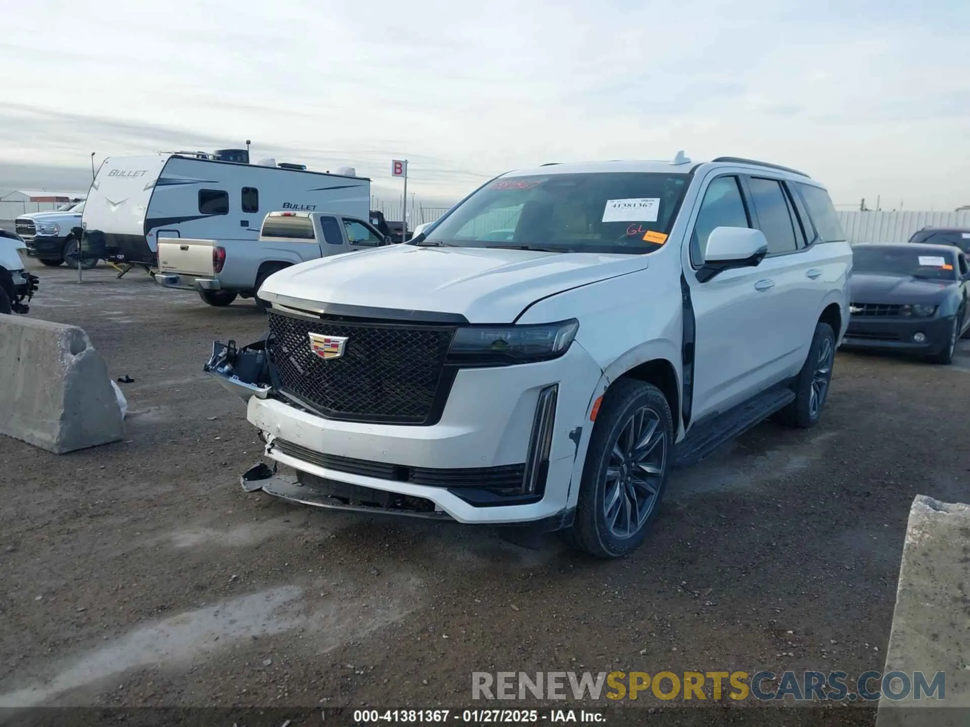 2 Photograph of a damaged car 1GYS4EKLXMR278997 CADILLAC ESCALADE 2021