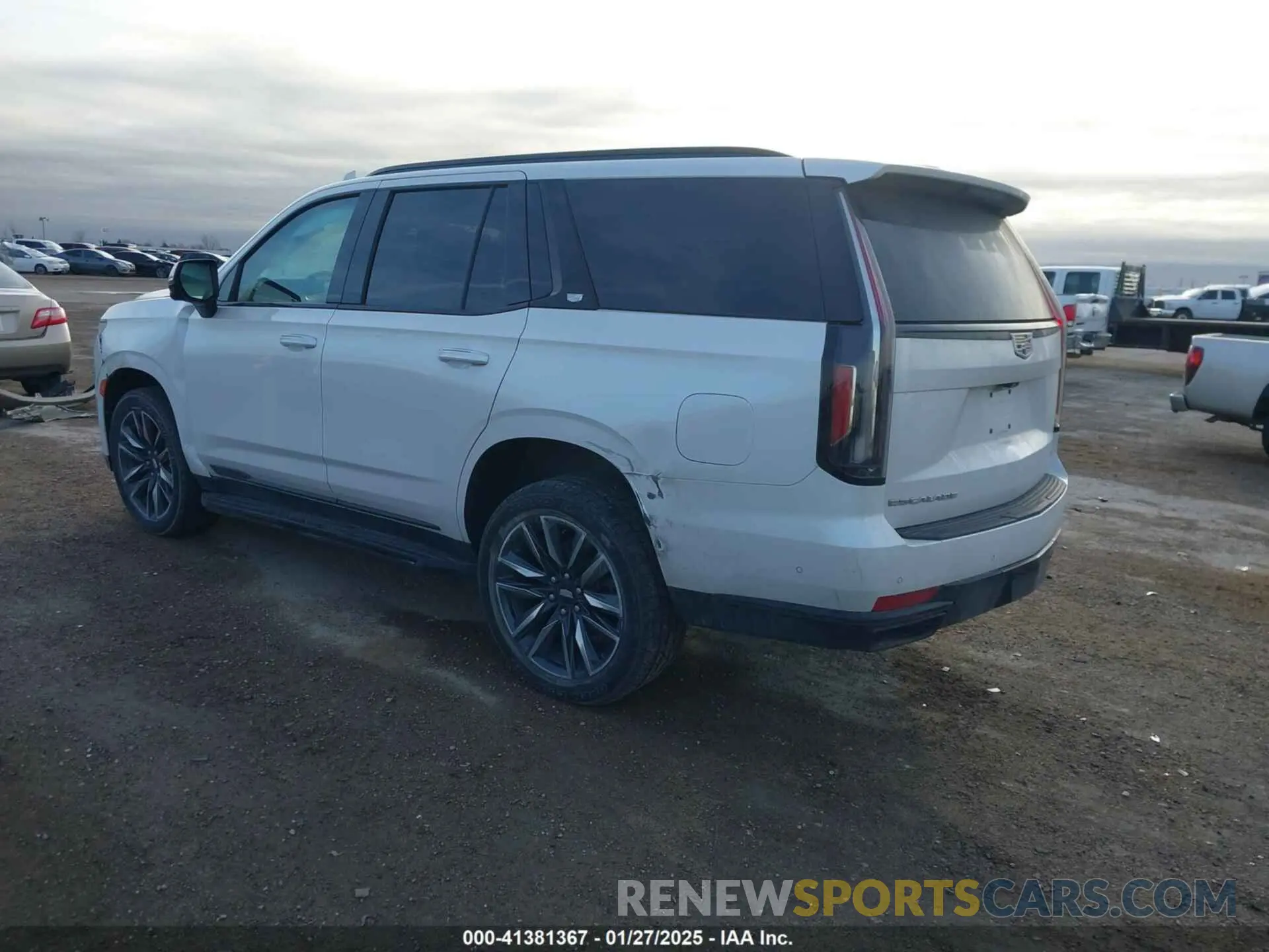3 Photograph of a damaged car 1GYS4EKLXMR278997 CADILLAC ESCALADE 2021