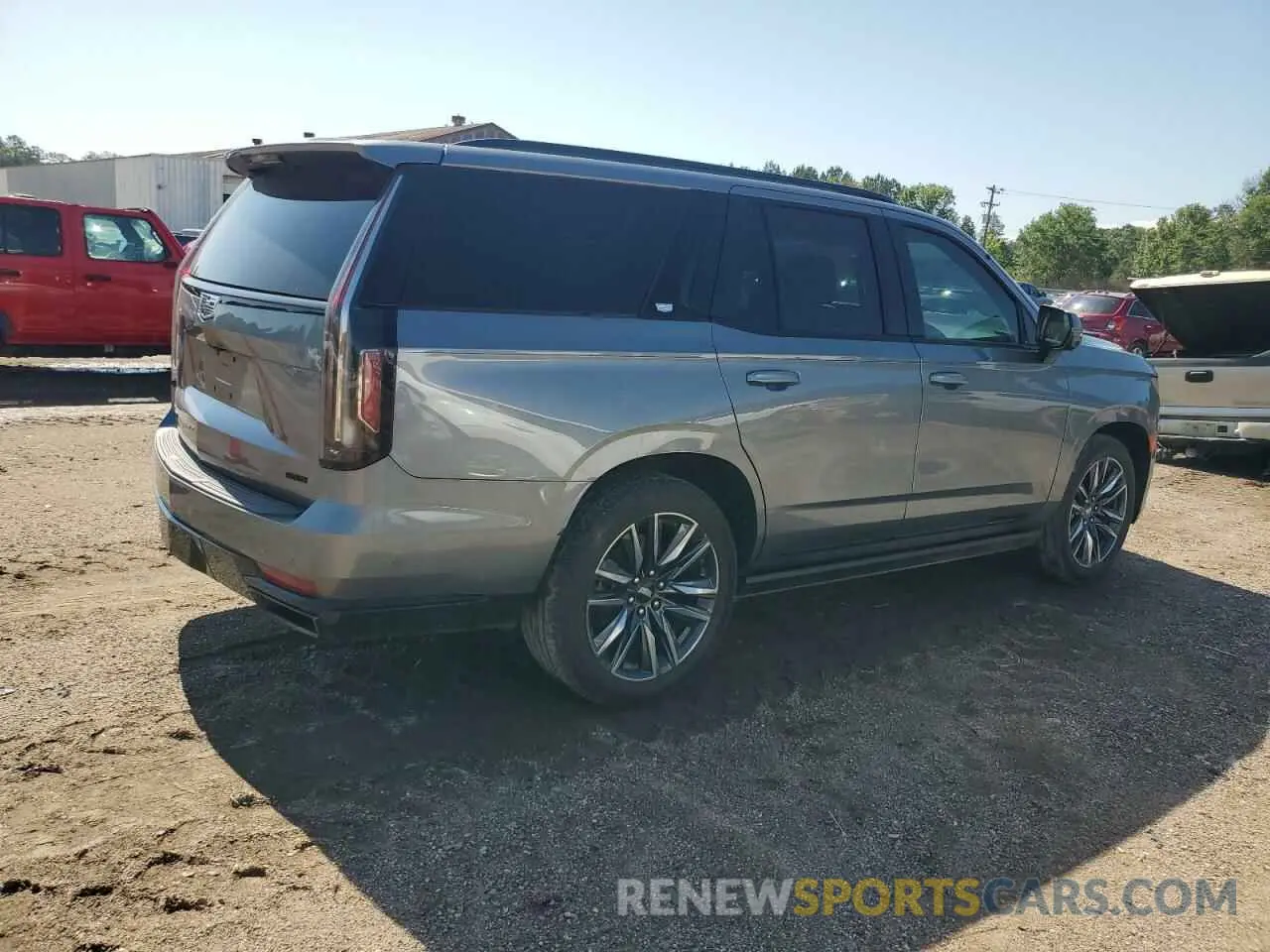 3 Photograph of a damaged car 1GYS4FKL3MR158528 CADILLAC ESCALADE 2021