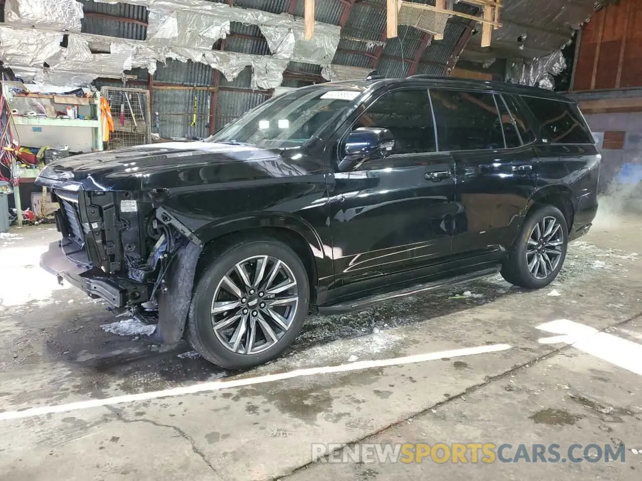 1 Photograph of a damaged car 1GYS4GKL7MR338004 CADILLAC ESCALADE 2021