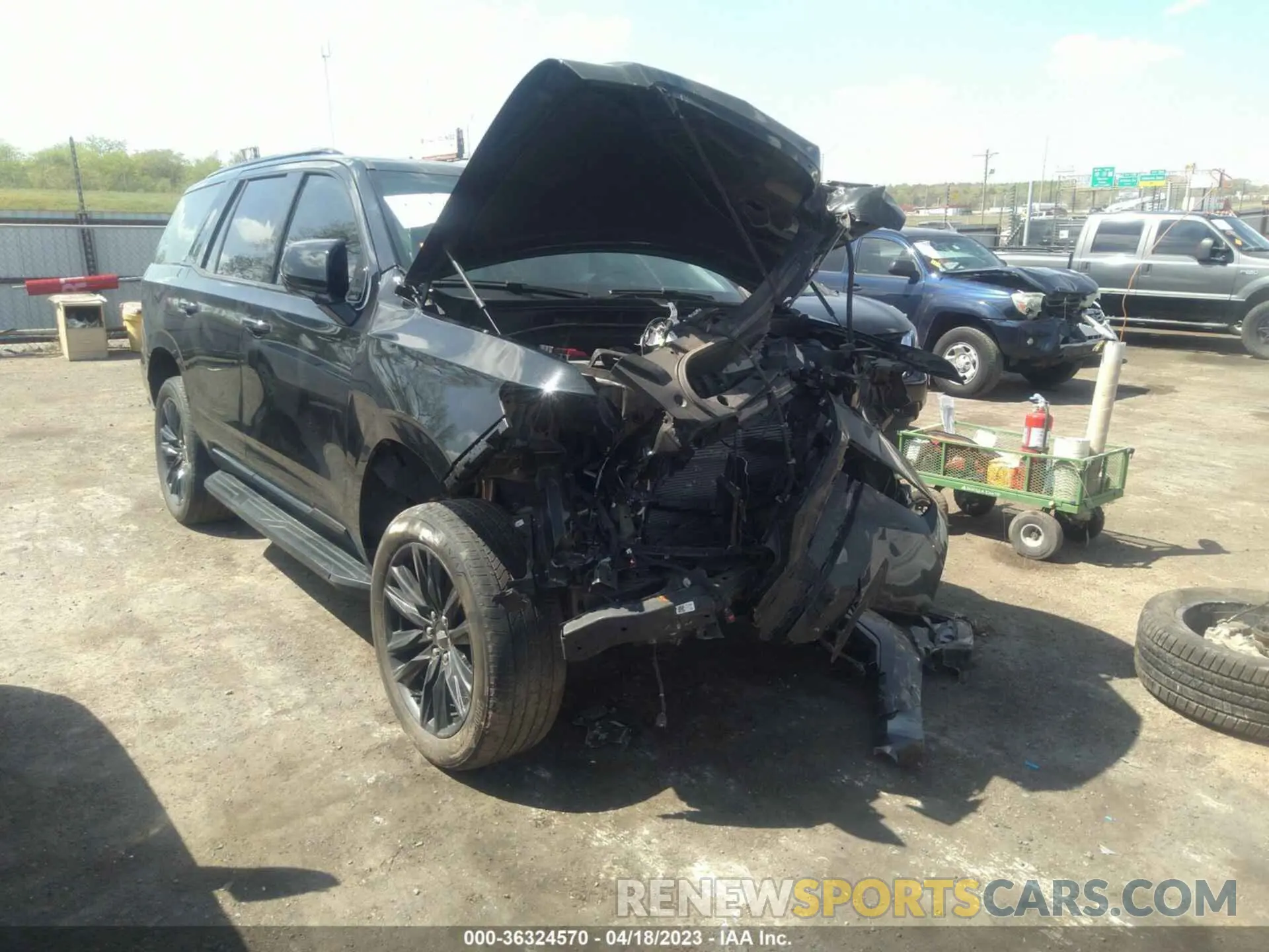 1 Photograph of a damaged car 1GYS4GKL7MR422551 CADILLAC ESCALADE 2021