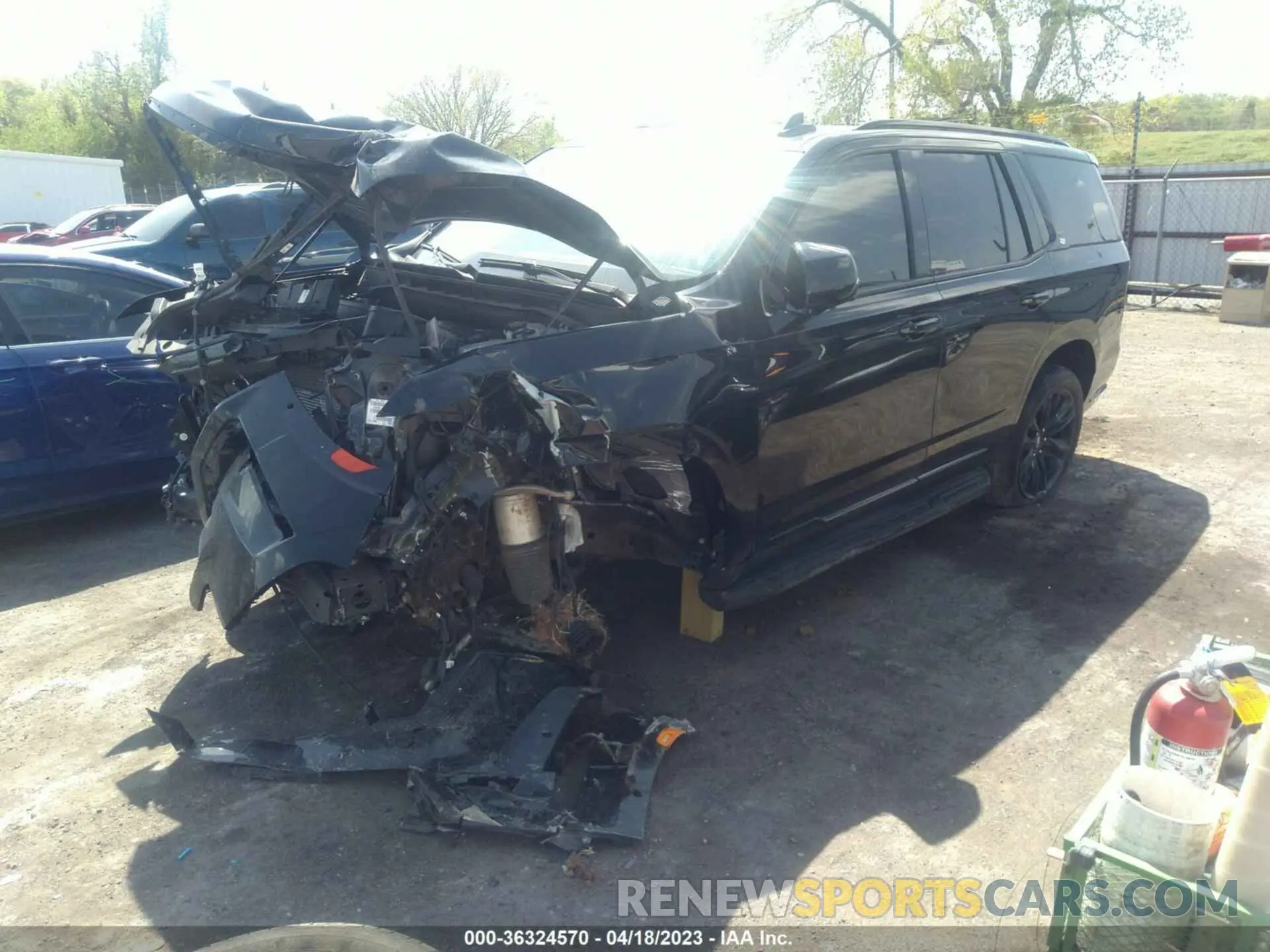 2 Photograph of a damaged car 1GYS4GKL7MR422551 CADILLAC ESCALADE 2021
