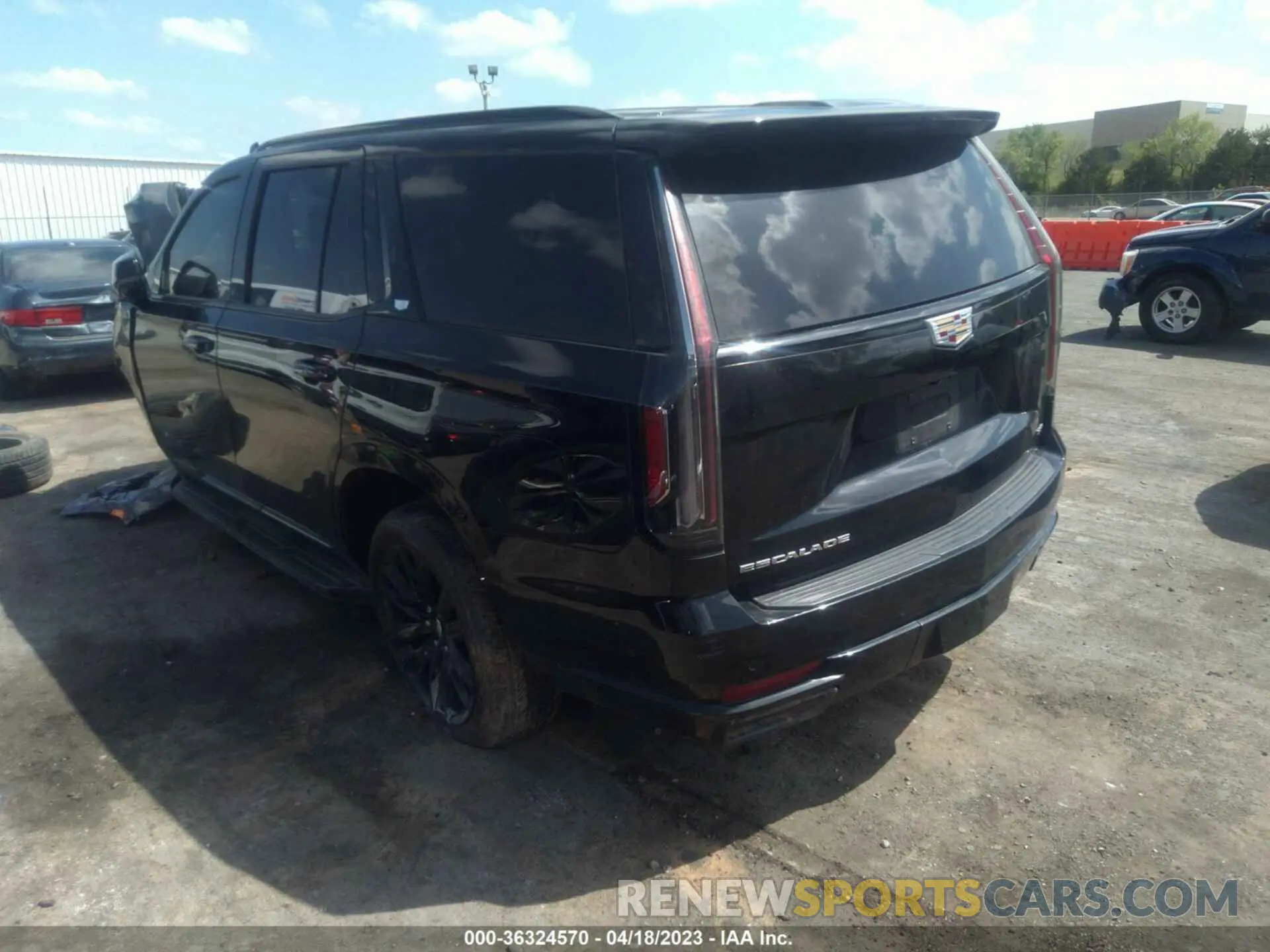 3 Photograph of a damaged car 1GYS4GKL7MR422551 CADILLAC ESCALADE 2021
