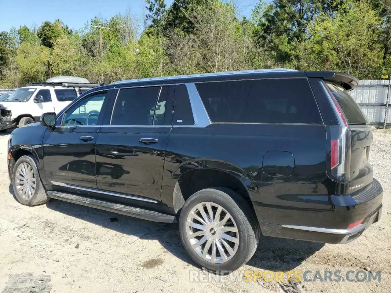 2 Photograph of a damaged car 1GYS4KKL6MR493937 CADILLAC ESCALADE 2021
