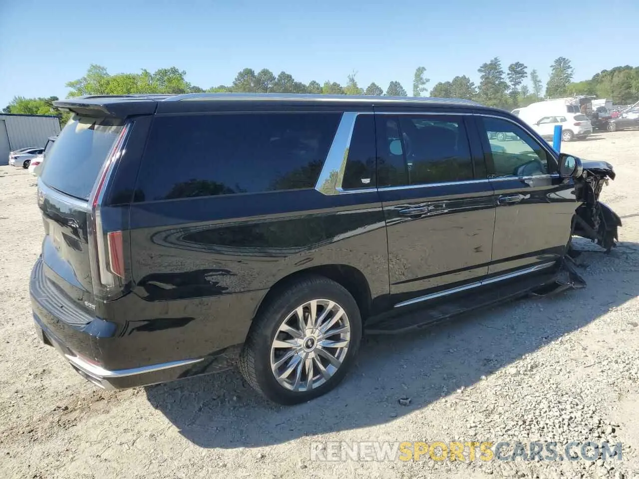3 Photograph of a damaged car 1GYS4KKL6MR493937 CADILLAC ESCALADE 2021