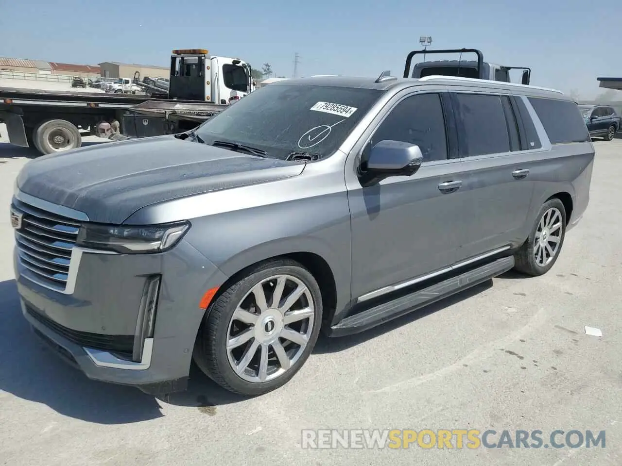1 Photograph of a damaged car 1GYS4MKL5MR384302 CADILLAC ESCALADE 2021