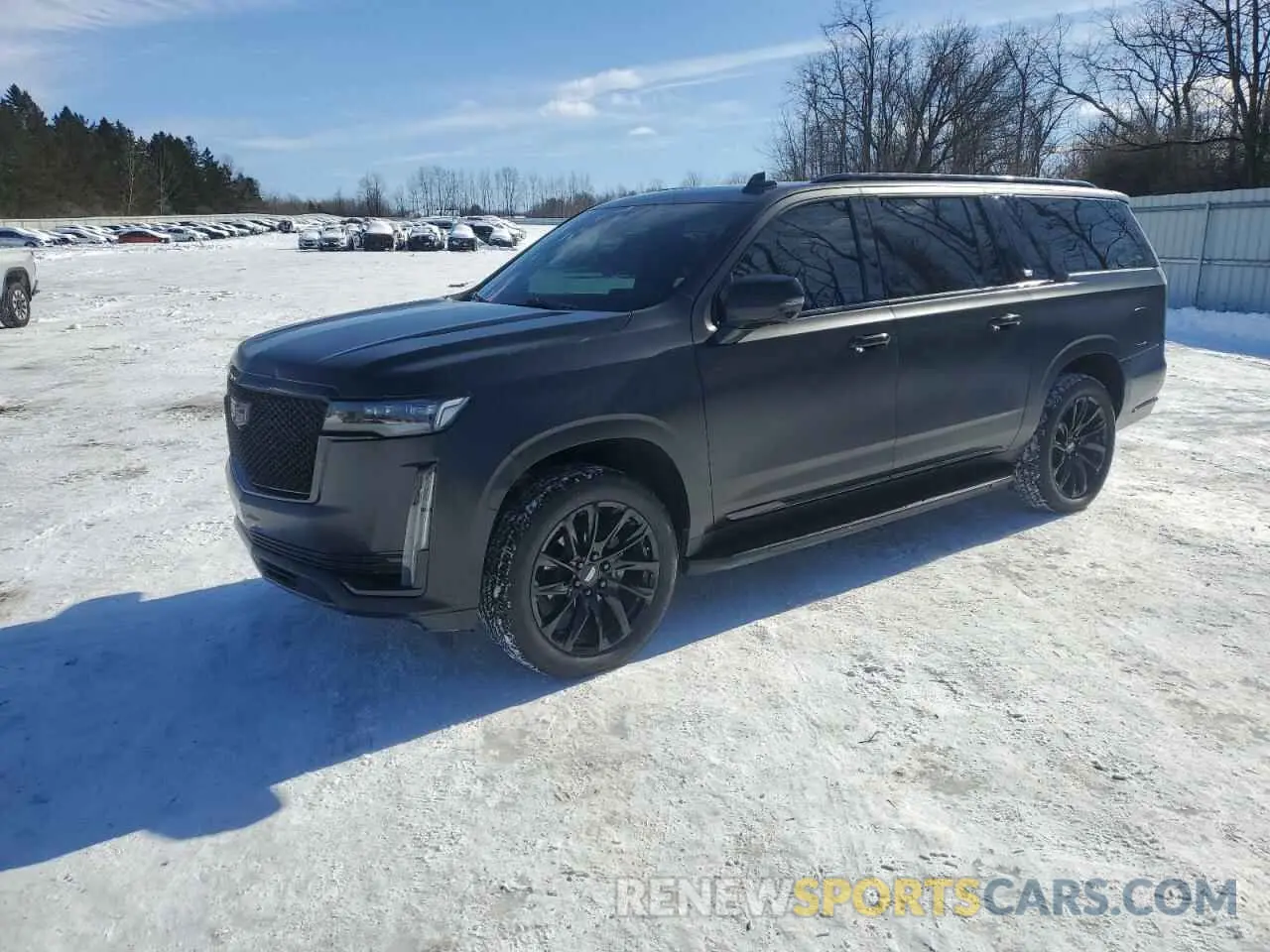 1 Photograph of a damaged car 1GYS4PKL8MR243600 CADILLAC ESCALADE 2021