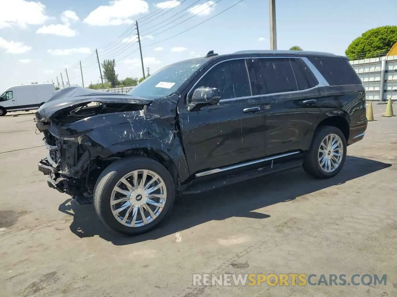 1 Photograph of a damaged car 1GYS3AKL9NR109941 CADILLAC ESCALADE 2022