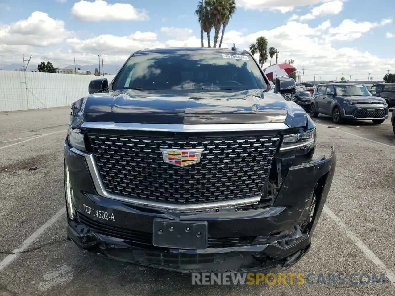 5 Photograph of a damaged car 1GYS3KKL1NR278826 CADILLAC ESCALADE 2022