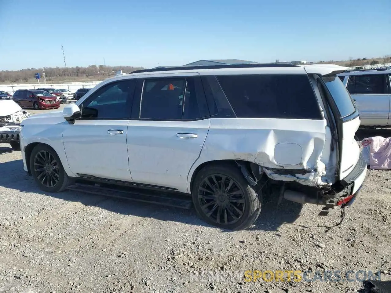 2 Photograph of a damaged car 1GYS4CKL9NR154953 CADILLAC ESCALADE 2022