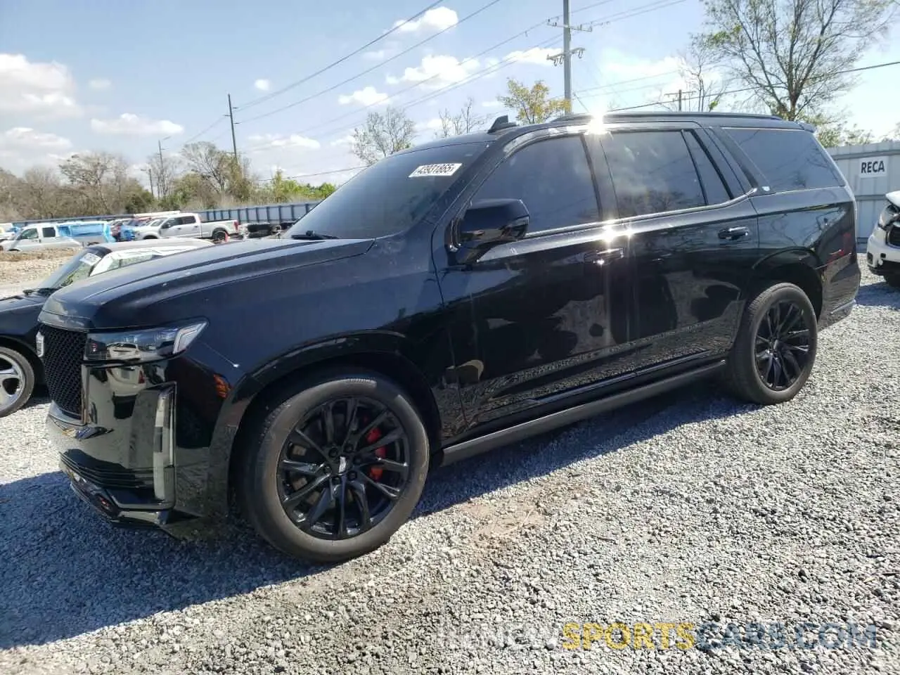 1 Photograph of a damaged car 1GYS4FKL9NR138446 CADILLAC ESCALADE 2022