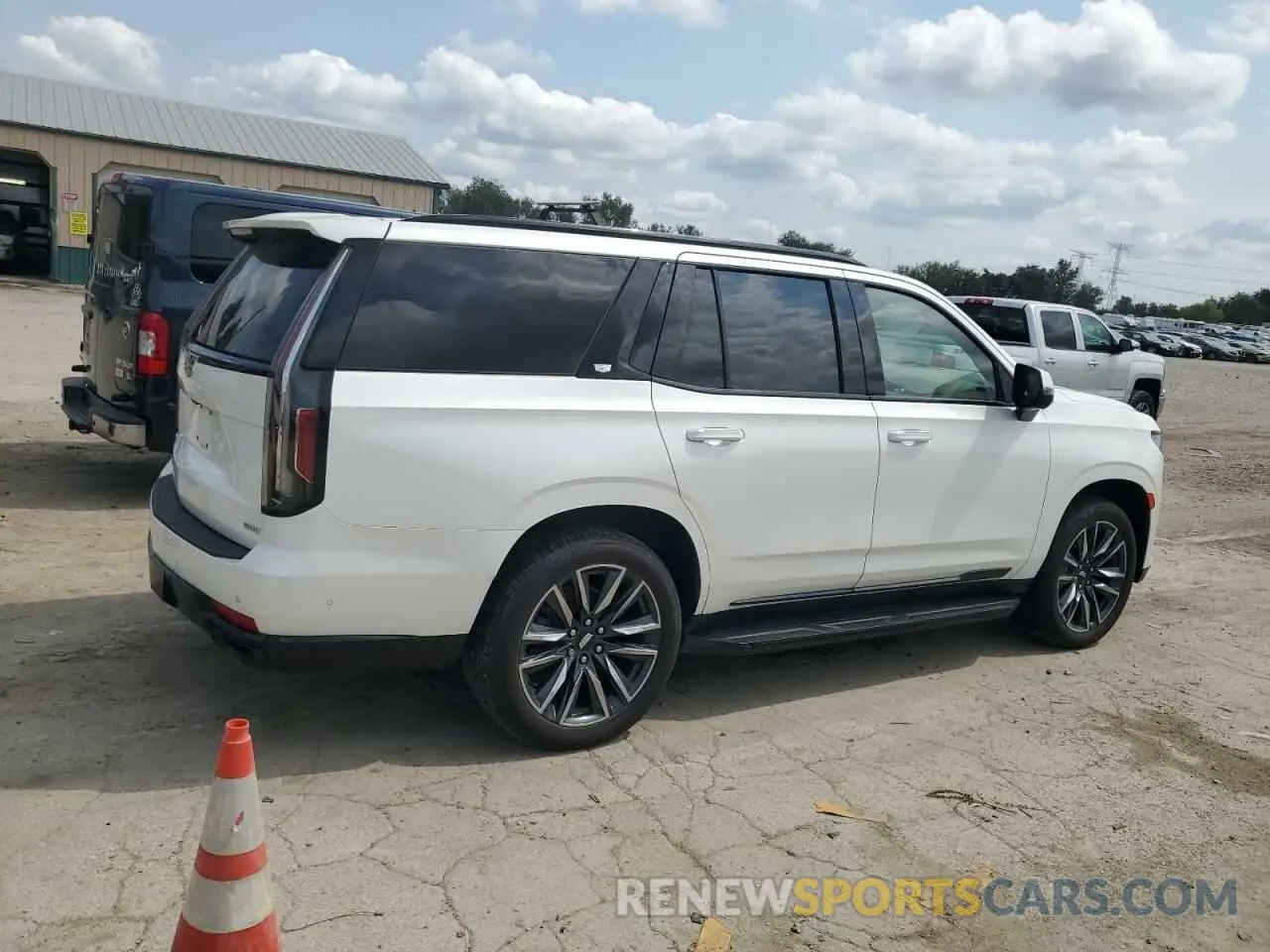 3 Photograph of a damaged car 1GYS4GKL4NR161607 CADILLAC ESCALADE 2022