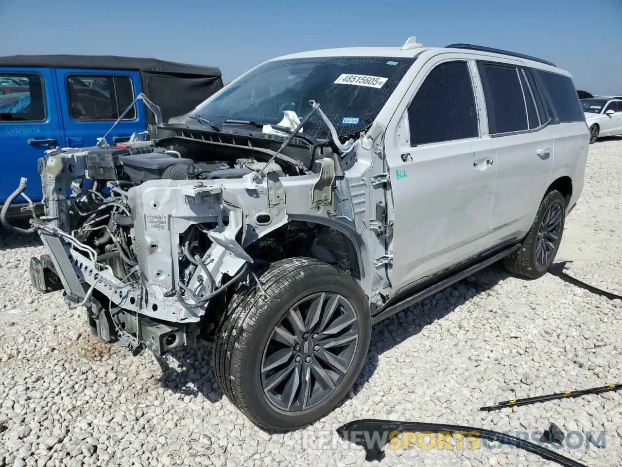 1 Photograph of a damaged car 1GYS4GKL5NR185026 CADILLAC ESCALADE 2022