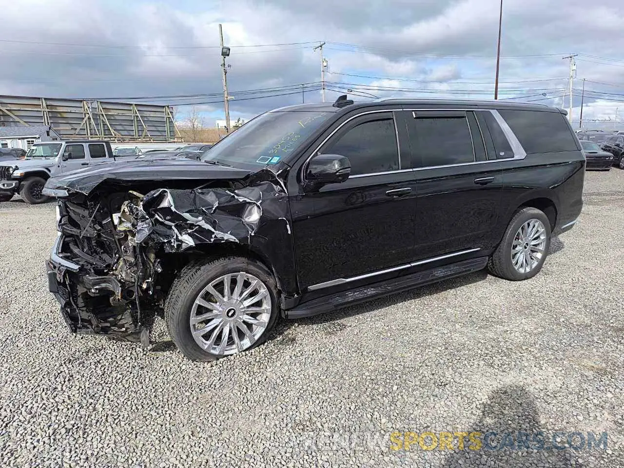 1 Photograph of a damaged car 1GYS4KKL2NR134764 CADILLAC ESCALADE 2022