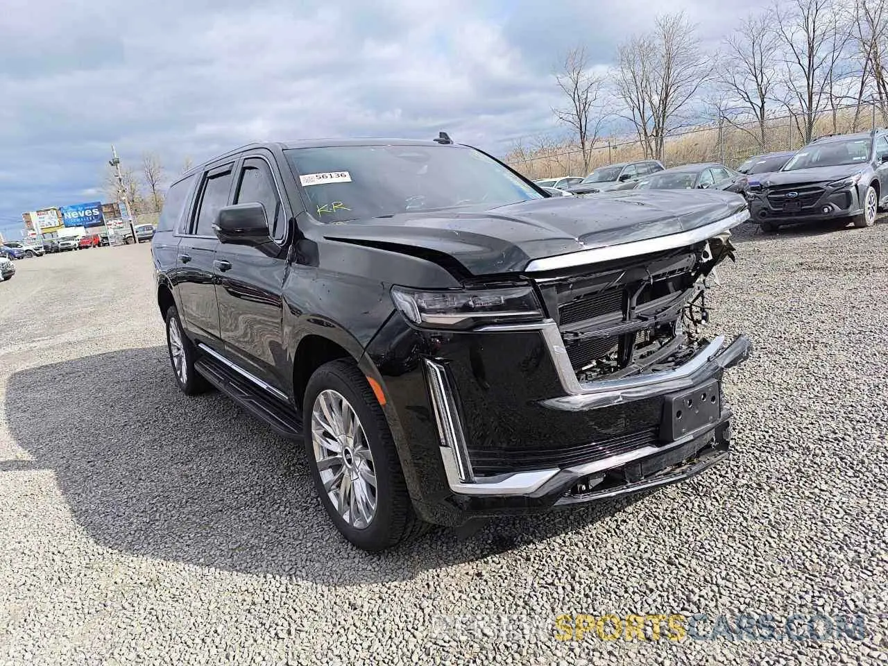 3 Photograph of a damaged car 1GYS4KKL2NR134764 CADILLAC ESCALADE 2022