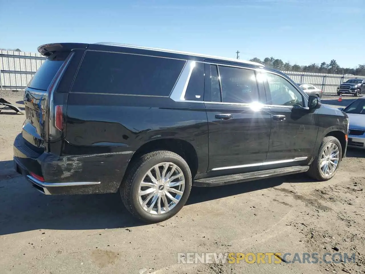 3 Photograph of a damaged car 1GYS4KKL3NR148396 CADILLAC ESCALADE 2022