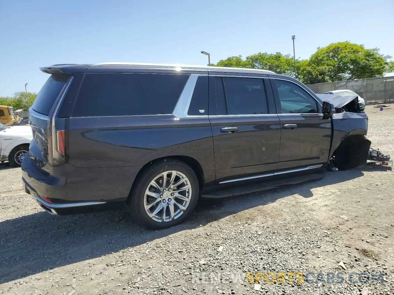 3 Photograph of a damaged car 1GYS4KKL8NR149625 CADILLAC ESCALADE 2022