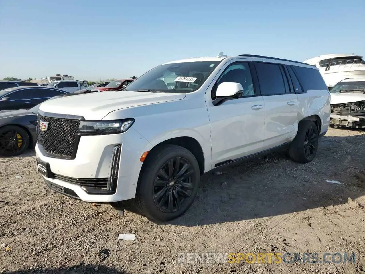 1 Photograph of a damaged car 1GYS4PKLXNR338385 CADILLAC ESCALADE 2022