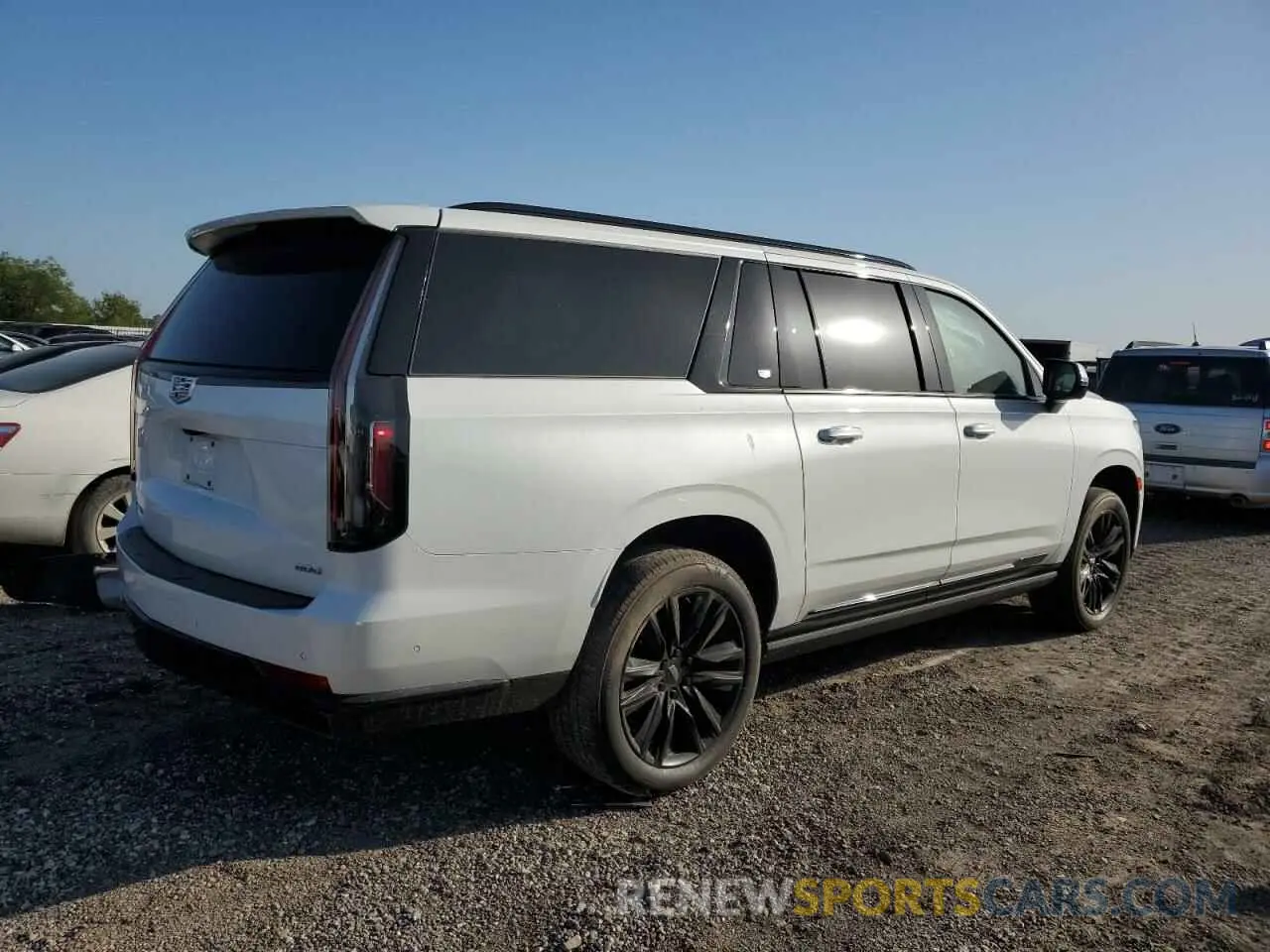 3 Photograph of a damaged car 1GYS4PKLXNR338385 CADILLAC ESCALADE 2022