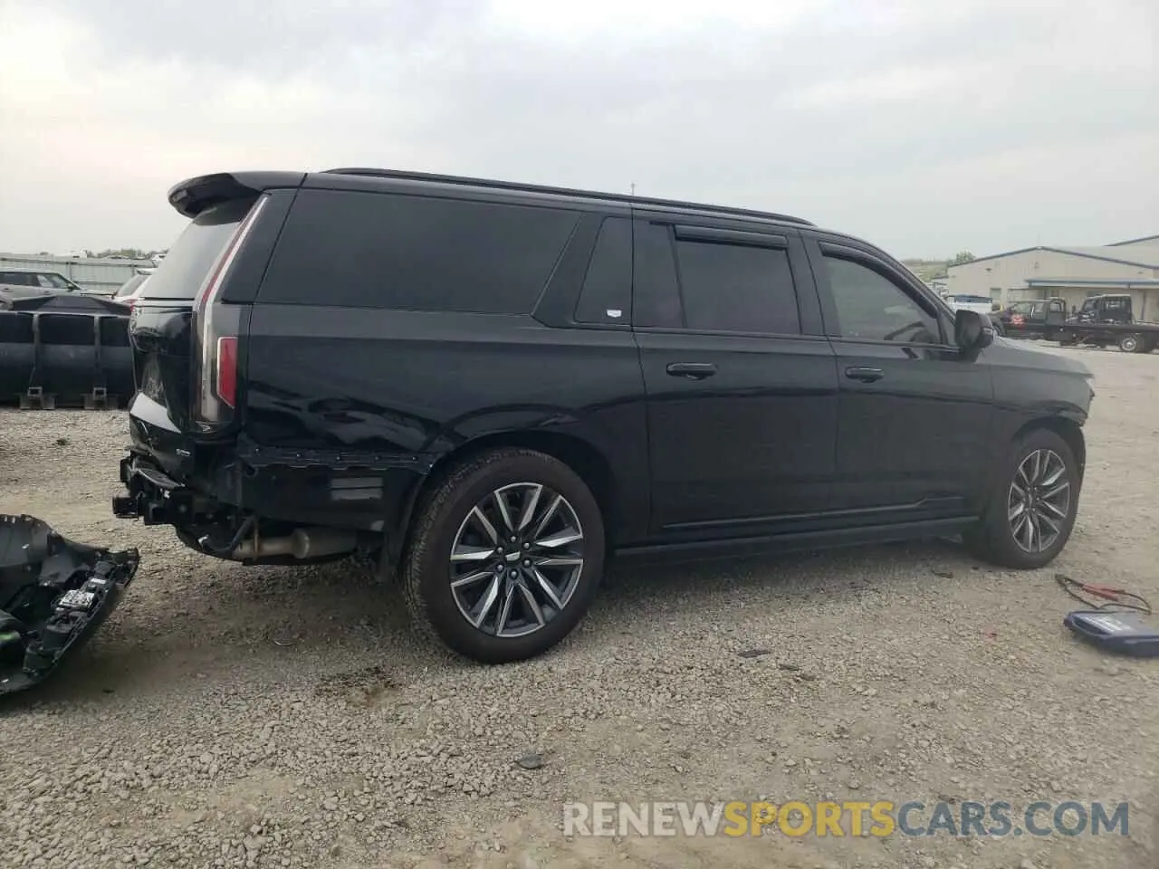 3 Photograph of a damaged car 1GYS4RKL2NR150200 CADILLAC ESCALADE 2022