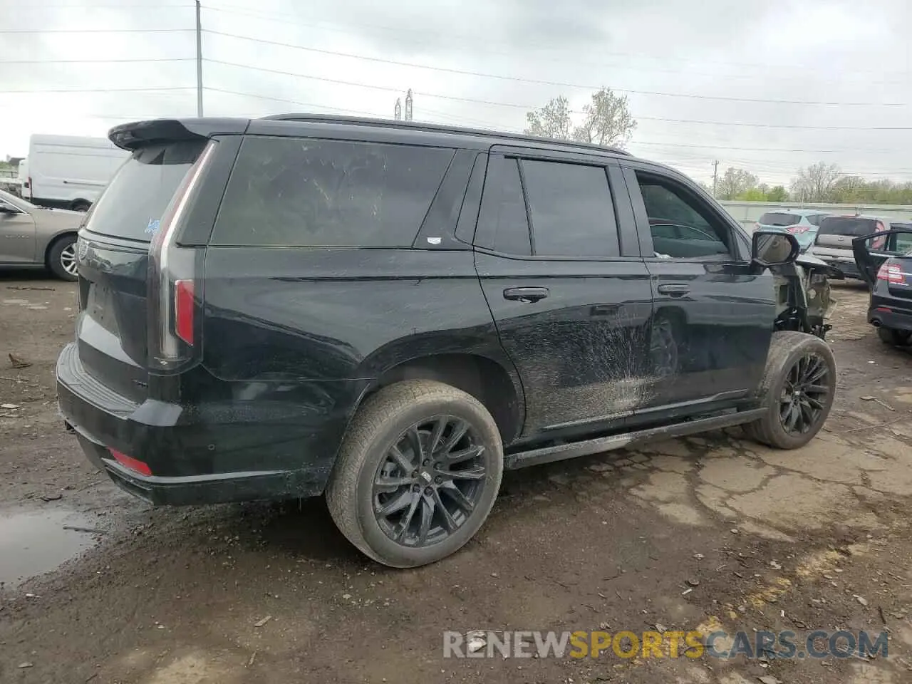 3 Photograph of a damaged car 1GYS4FKL1PR258793 CADILLAC ESCALADE 2023