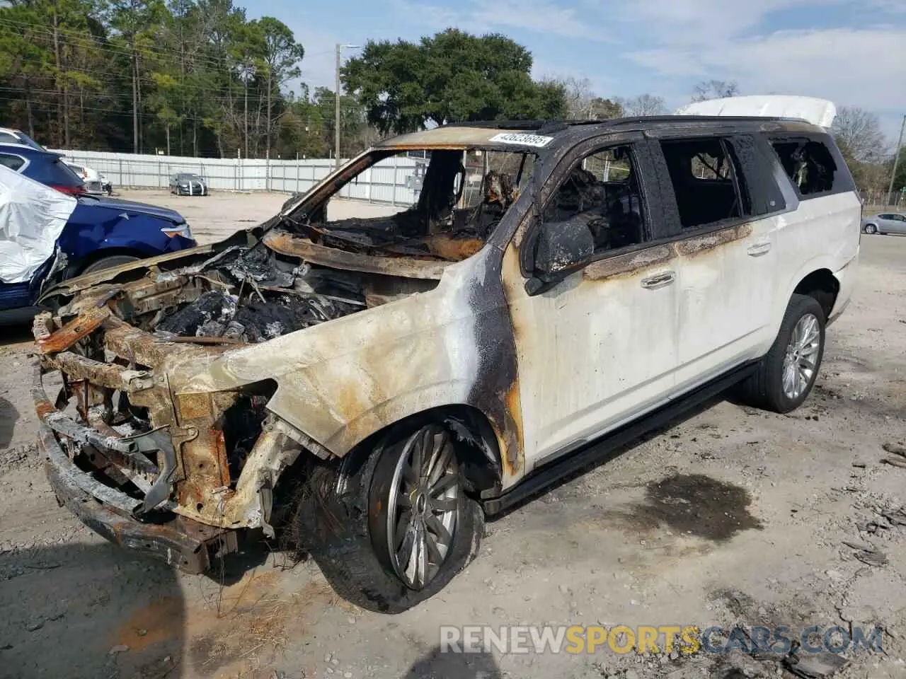 1 Photograph of a damaged car 1GYS4LKLXPR254188 CADILLAC ESCALADE 2023