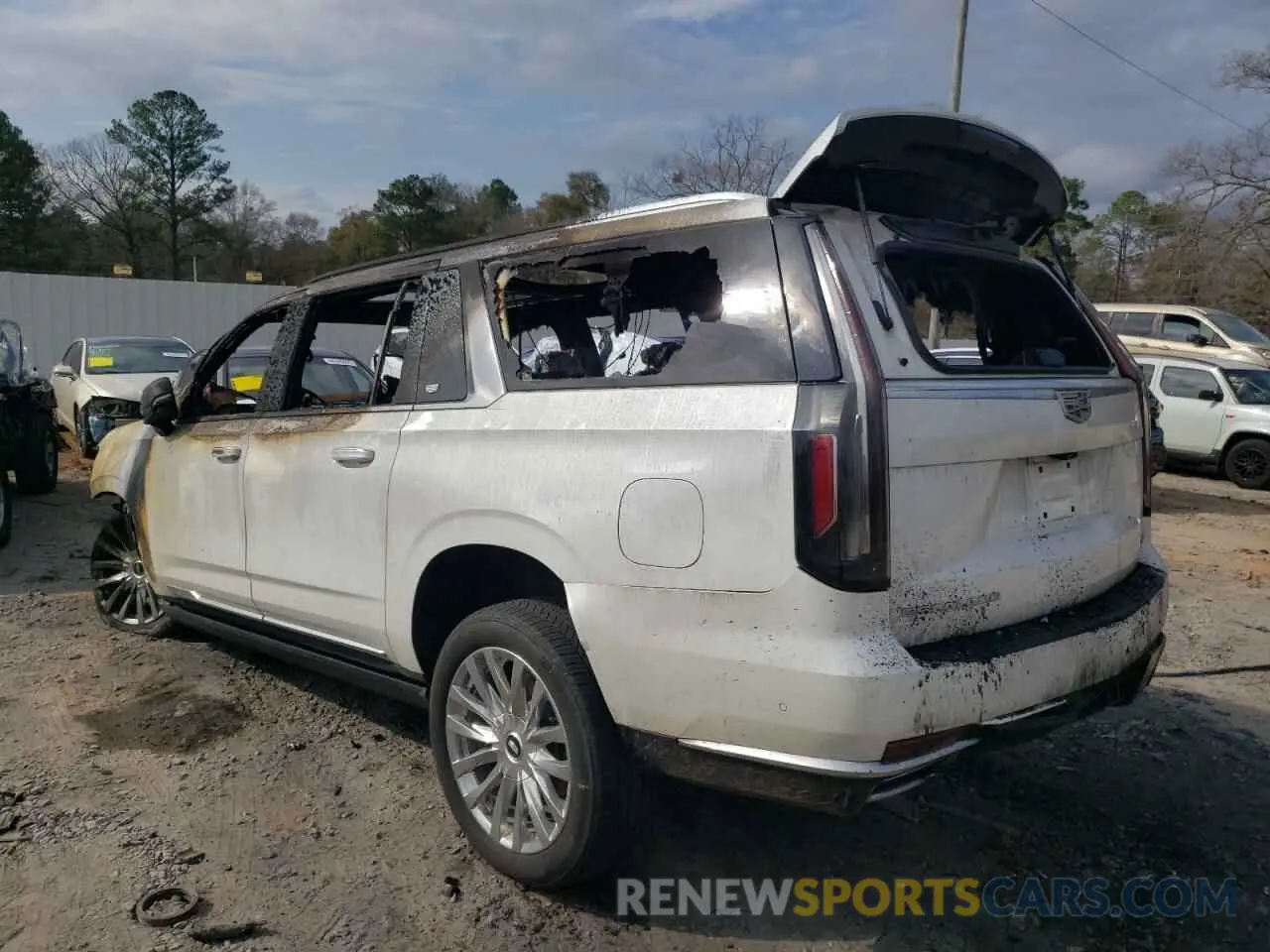 2 Photograph of a damaged car 1GYS4LKLXPR254188 CADILLAC ESCALADE 2023
