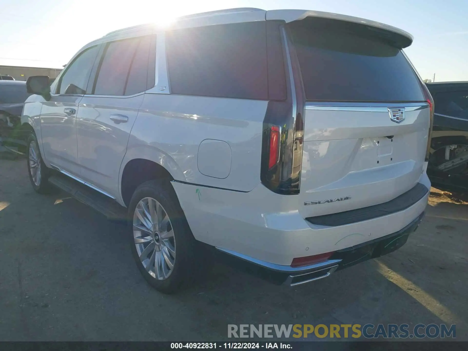 3 Photograph of a damaged car 1GYS3AKL3RR406693 CADILLAC ESCALADE 2024